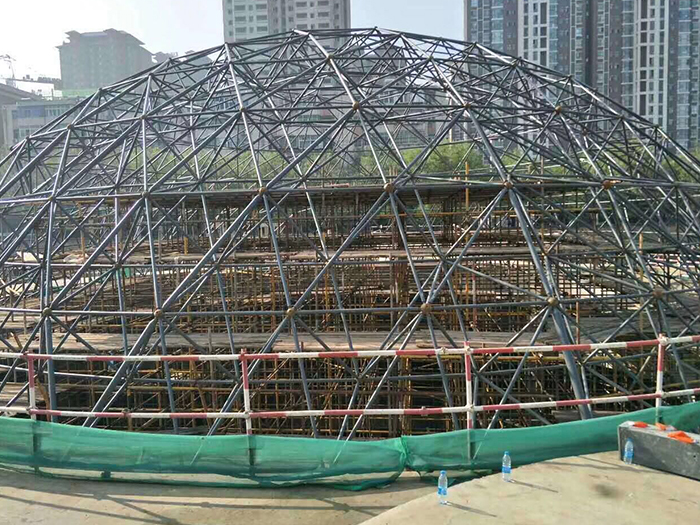 沁阳球形网架钢结构施工